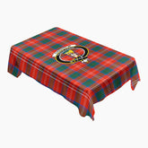 Chisholm Ancient Tartan Crest Tablecloth
